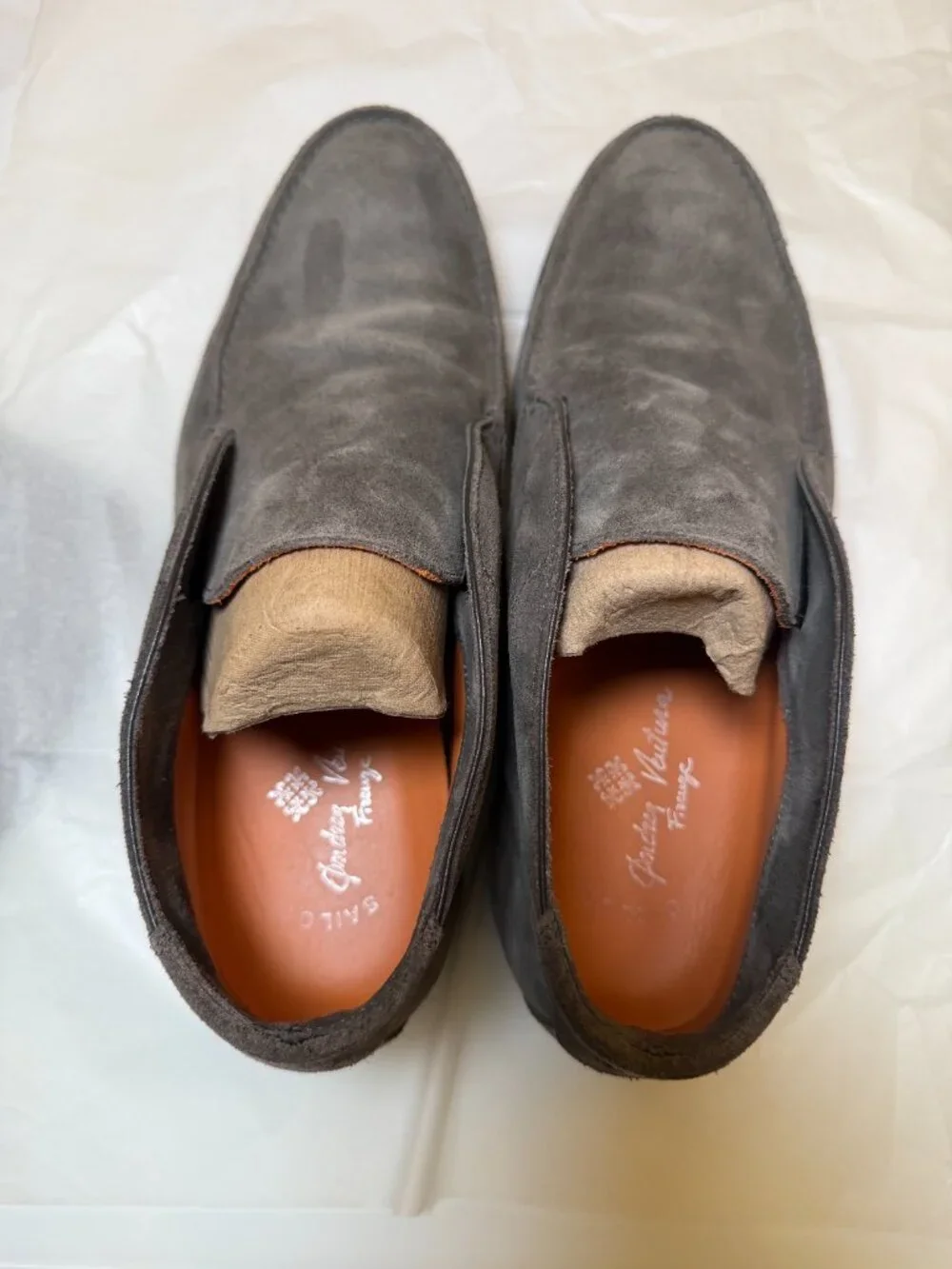 Andrea Ventura Firenze Gray Suede Boots